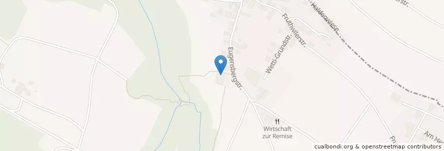 Mapa de ubicacion de Wertstoffhof en Suisse, Thurgovie, Bezirk Kreuzlingen, Salenstein.