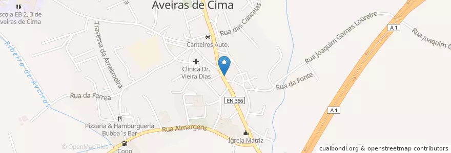Mapa de ubicacion de Farmácia Nova en Portugal, Lisboa, Alentejo, Lezíria Do Tejo, Azambuja, Aveiras De Cima.