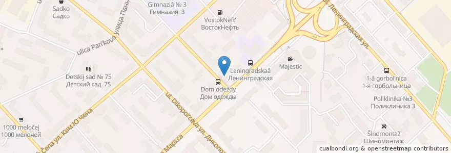 Mapa de ubicacion de Шаурма en Россия, Дальневосточный Федеральный Округ, Хабаровский Край, Городской Округ Хабаровск.