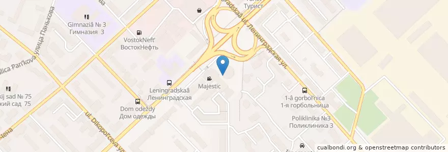 Mapa de ubicacion de Lavita en 러시아, Дальневосточный Федеральный Округ, Хабаровский Край, Городской Округ Хабаровск.