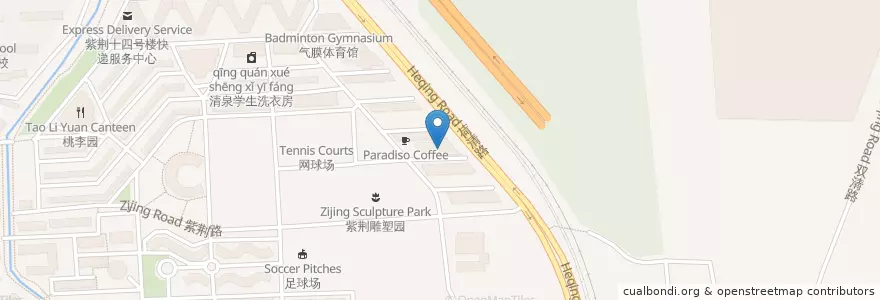 Mapa de ubicacion de 芝兰园餐厅 en چین, پکن, هبئی, 海淀区.