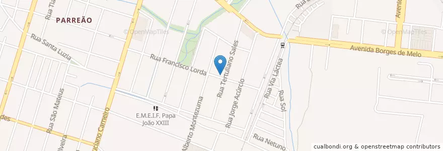 Mapa de ubicacion de Recanto do Guerreiro en Бразилия, Северо-Восточный Регион, Сеара, Região Geográfica Intermediária De Fortaleza, Microrregião De Fortaleza, Форталеза.