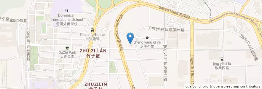 Mapa de ubicacion de 匈牙利貿易辦事處 en Taïwan, Nouveau Taipei, Taipei, District De Zhongshan.