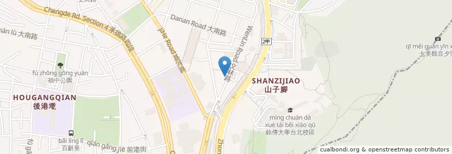 Mapa de ubicacion de 大仕林火鍋 en Tayvan, 新北市, Taipei, 士林區.