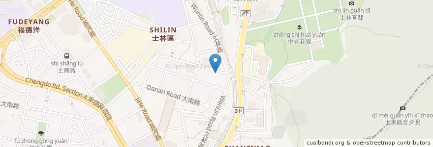 Mapa de ubicacion de 晶亮牙醫診所 en Taiwan, Nuova Taipei, Taipei, 士林區.