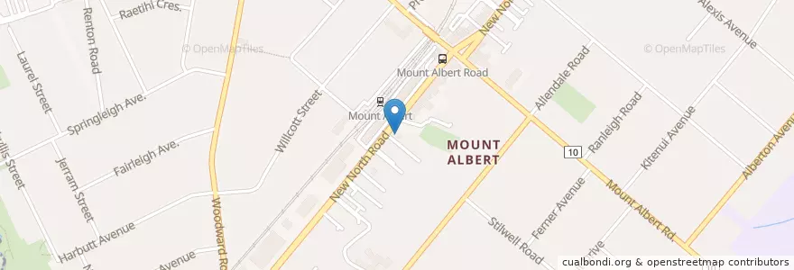 Mapa de ubicacion de Mount Albert Medical and Dental Centre en Yeni Zelanda, Auckland, Albert-Eden.