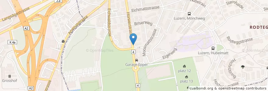 Mapa de ubicacion de Ernst Hess en Schweiz/Suisse/Svizzera/Svizra, Luzern, Luzern.