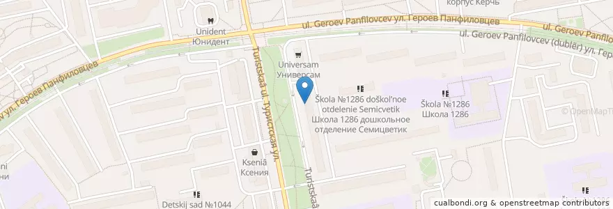 Mapa de ubicacion de Клиника лазерной медицины en Russia, Central Federal District, Moscow, North-Western Administrative Okrug, North Tushino District.