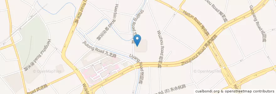 Mapa de ubicacion de 牛市中餐厅 en 中国, 上海市, 虹口区.