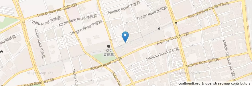 Mapa de ubicacion de 中国工商银行ICBC en China, Shanghái, Huangpu.