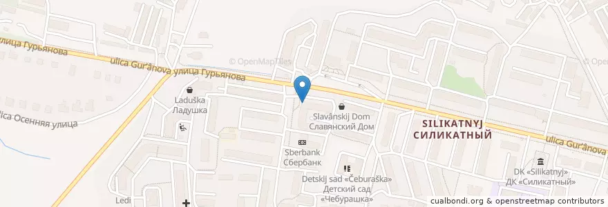 Mapa de ubicacion de Ваш целитель en Rusia, Distrito Federal Central, Óblast De Kaluga, Городской Округ Калуга.