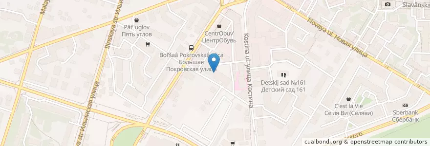 Mapa de ubicacion de Клиника "Ника" en Rusland, Приволжский Федеральный Округ, Нижегородская Область, Городской Округ Нижний Новгород.