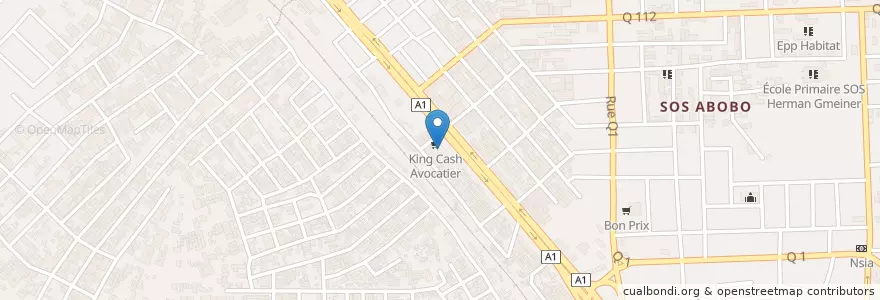Mapa de ubicacion de Centre Médico-Chirurgical De La Clémence Rahma en ساحل العاج, أبيدجان, أبوبو.