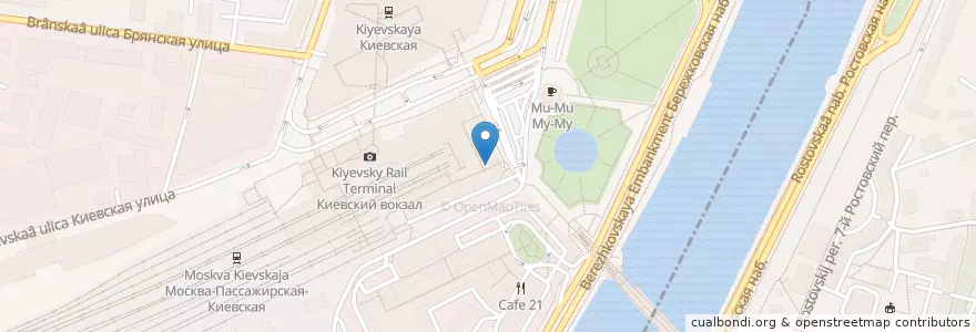 Mapa de ubicacion de Стардог!s en Rusland, Centraal Federaal District, Moskou, Центральный Административный Округ.