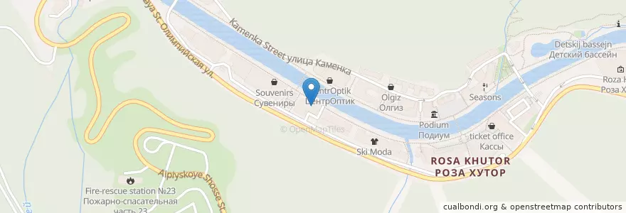 Mapa de ubicacion de Сахалин en 러시아, 남부연방관구, Краснодарский Край, Городской Округ Сочи.