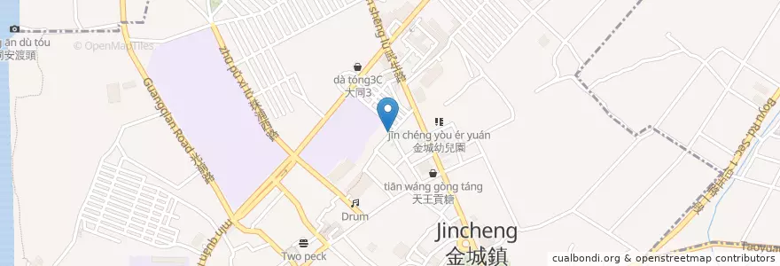 Mapa de ubicacion de 福記港式燒臘 en China, Taiwan, Fujian Province, Fujian, 金門地區限制水域, 金門地區限制水域, Kinmen, Jincheng Township, Kinmen.