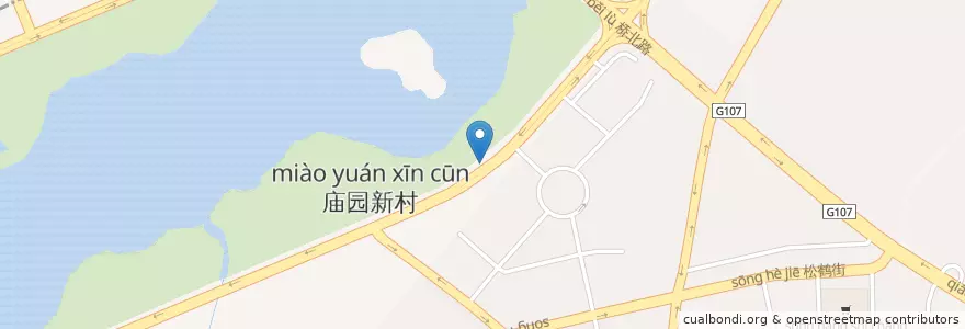 Mapa de ubicacion de 百胜一桶鸡 en 中国, 広東省, 清遠市, 清城区 (Qingcheng), 凤城街办.