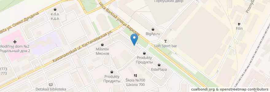 Mapa de ubicacion de Самсон-Фарма en Rusland, Centraal Federaal District, Moskou, Западный Административный Округ.
