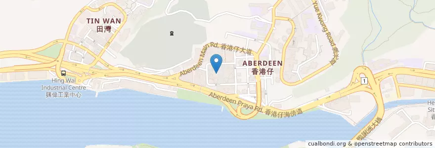 Mapa de ubicacion de ac5 en 中国, 广东省, 香港 Hong Kong, 香港島 Hong Kong Island, 新界 New Territories, 南區 Southern District.