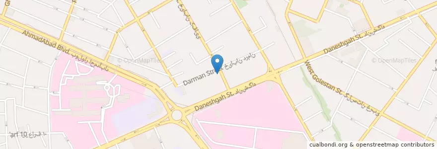 Mapa de ubicacion de دکتر رجبیان en إیران, محافظة خراسان رضوي, مقاطعة مشهد, مشهد, بخش مرکزی شهرستان مشهد.