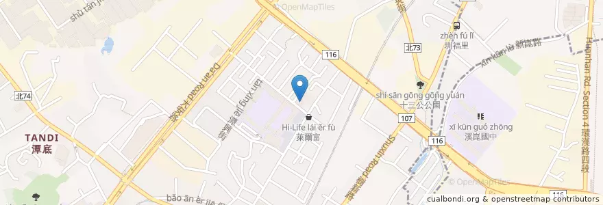 Mapa de ubicacion de 八方雲集 樹林千歲店 en 타이완, 신베이 시, 수린 구.
