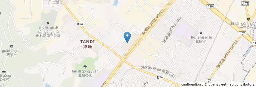 Mapa de ubicacion de Mister Donut en تایوان, 新北市, 樹林區.