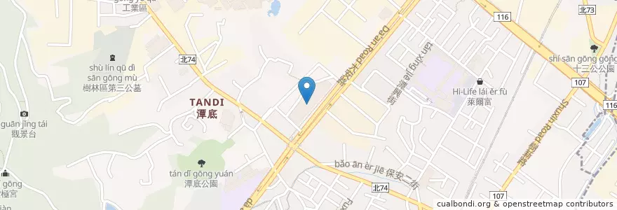 Mapa de ubicacion de 石二鍋 en 臺灣, 新北市, 樹林區.