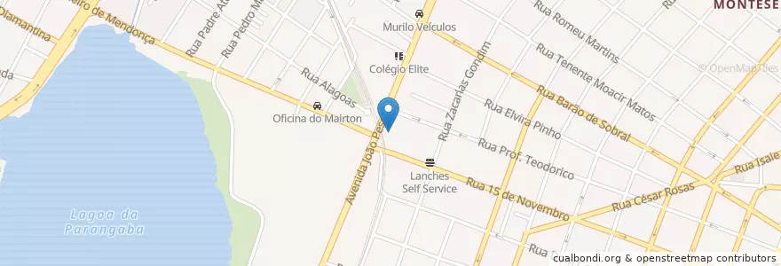 Mapa de ubicacion de IDJ - Instituto Dom José de Educação e Cultura en Brasilien, Nordosten, Ceará, Região Geográfica Intermediária De Fortaleza, Microrregião De Fortaleza, Fortaleza.