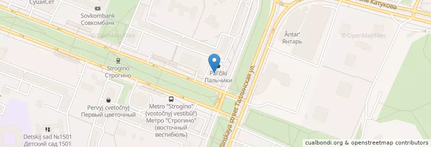 Mapa de ubicacion de ЕАПТЕКА.RU en Rusland, Centraal Federaal District, Moskou, Северо-Западный Административный Округ, Район Строгино.