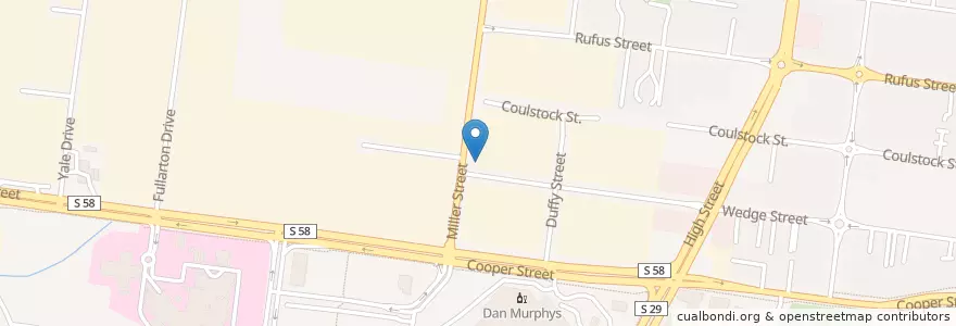 Mapa de ubicacion de Millers Cafe en 오스트레일리아, Victoria, City Of Whittlesea.