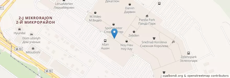 Mapa de ubicacion de 36,6 en 俄罗斯/俄羅斯, Центральный Федеральный Округ, 莫斯科州, Городской Округ Солнечногорск.