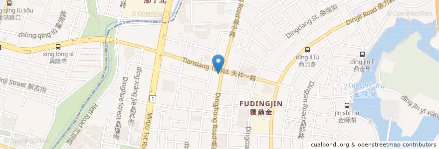 Mapa de ubicacion de 多那之 en Taiwan, Kaohsiung, Sanmin.
