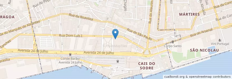 Mapa de ubicacion de Sea Me en 葡萄牙, Área Metropolitana De Lisboa, Lisboa, Grande Lisboa, 里斯本, Misericórdia.