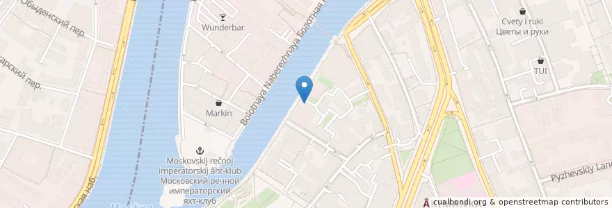 Mapa de ubicacion de The Waiters en Russia, Distretto Federale Centrale, Москва, Центральный Административный Округ.