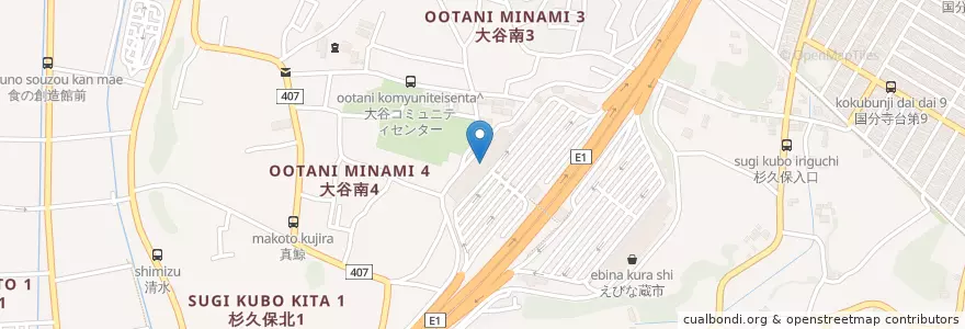 Mapa de ubicacion de Rosenheim en Japão, 神奈川県, 海老名市.