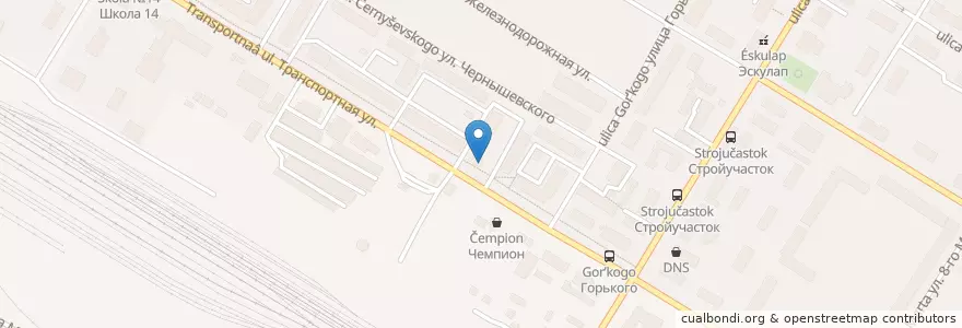 Mapa de ubicacion de Медицинский центр en Russia, Distretto Federale Siberiano, Oblast' Di Irkutsk, Тайшетский Район, Тайшетское Городское Поселение.