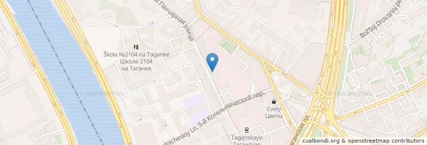 Mapa de ubicacion de Клиника женского здоровья en Rusland, Centraal Federaal District, Moskou, Центральный Административный Округ, Таганский Район.