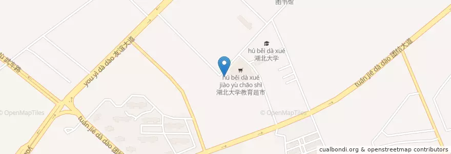 Mapa de ubicacion de 嘉惠园食堂 en Chine, Hubei, Wuhan, District De Wuchang, 徐家棚街道.