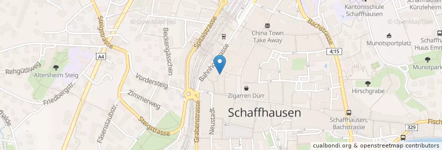 Mapa de ubicacion de SandiBox en 스위스, Schaffhausen, Schaffhausen.