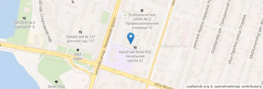Mapa de ubicacion de Участковый инспектор en Rusland, Centraal Federaal District, Oblast Voronezj, Городской Округ Воронеж.