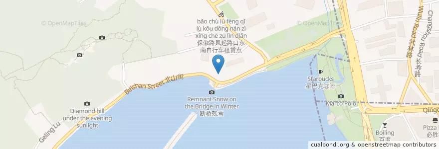 Mapa de ubicacion de McDonald's en Çin, Zhejiang, Hangzhou, 西湖区, 北山街道.