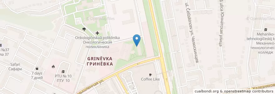 Mapa de ubicacion de Библиотека политехнического колледжа en Russia, Central Federal District, Belgorod Oblast, Belgorodsky District, Городской Округ Белгород.