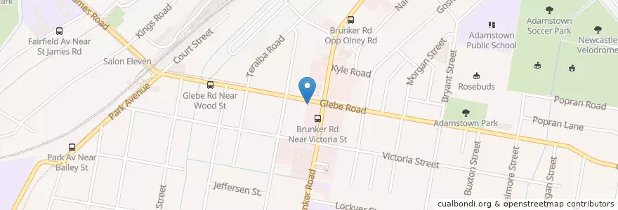 Mapa de ubicacion de Laverty Pathology en Австралия, Новый Южный Уэльс, Newcastle City Council, Newcastle-Maitland.