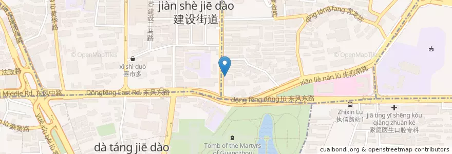 Mapa de ubicacion de Duo Club en China, Cantão, Cantão, 越秀区, 华乐街道.