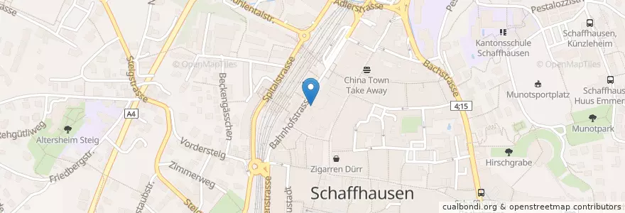 Mapa de ubicacion de Dr. med Cornelia Siles en 스위스, Schaffhausen, Schaffhausen.
