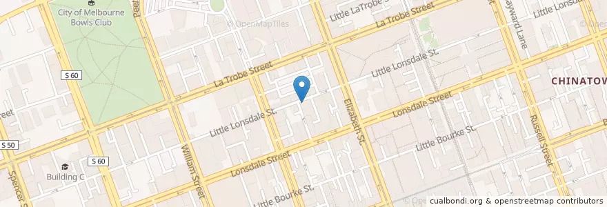 Mapa de ubicacion de Urban Pharmacy en Австралия, Виктория, City Of Melbourne.