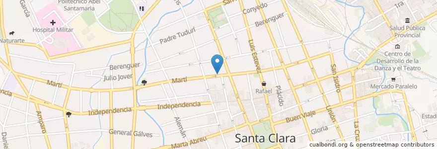 Mapa de ubicacion de Mama ando happy en Cuba, Villa Clara, Santa Clara, Ciudad De Santa Clara.