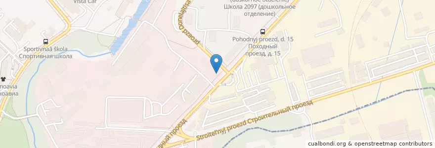 Mapa de ubicacion de Дом хинкали en Russia, Central Federal District, Moscow, North-Western Administrative Okrug, Yuzhnoye Tushino District.
