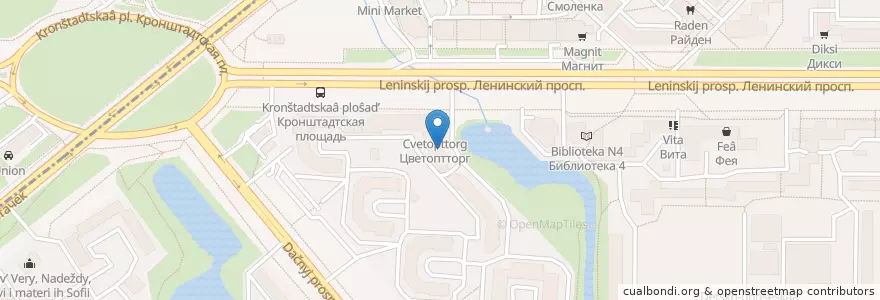 Mapa de ubicacion de Алина en Russland, Föderationskreis Nordwest, Oblast Leningrad, Sankt Petersburg, Кировский Район, Округ Дачное.