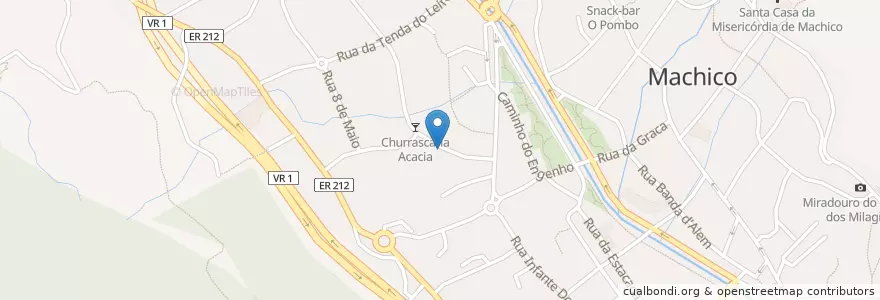 Mapa de ubicacion de Ideal Bar en Portekiz, Machico, Machico.